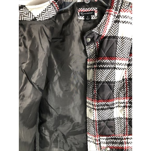 New Direction Woman's Plaid Adult Size Small Vest - Picture 7 of 8